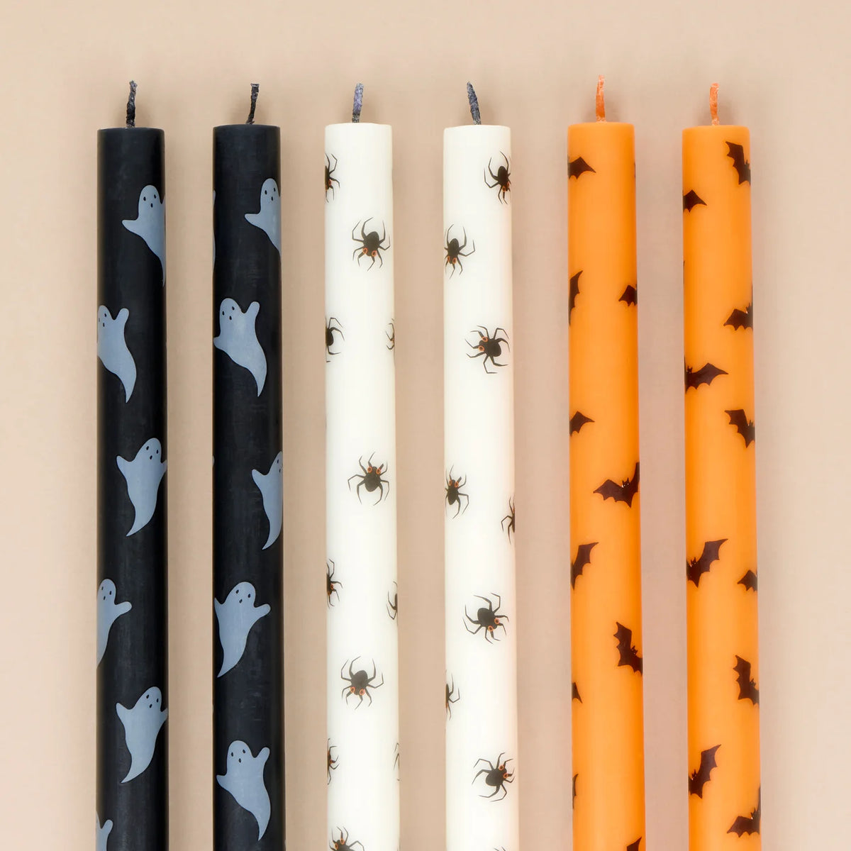 Velas de íconos de Halloween