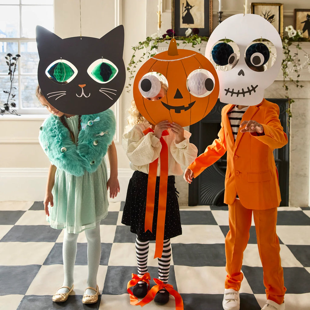 Cabezas colgantes de Halloween