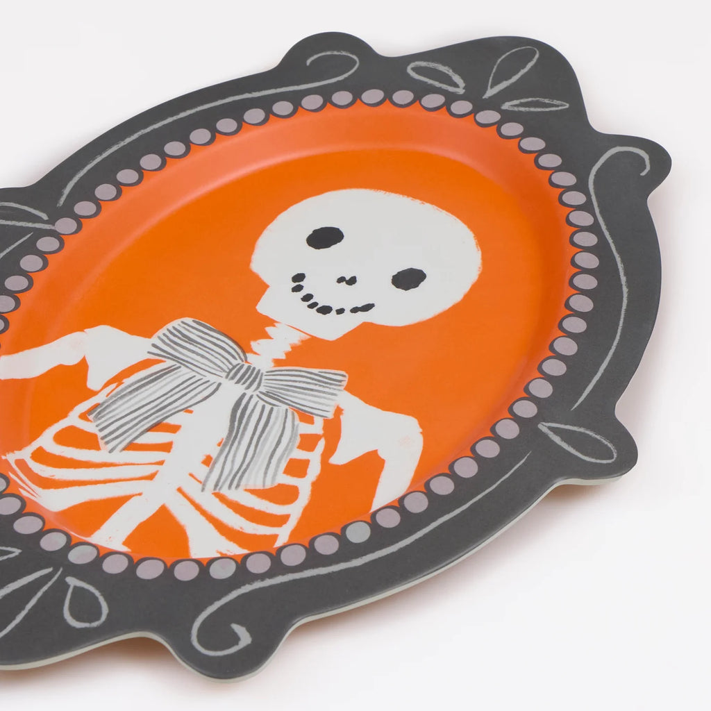 Platos de retratos de Halloween reutilizables