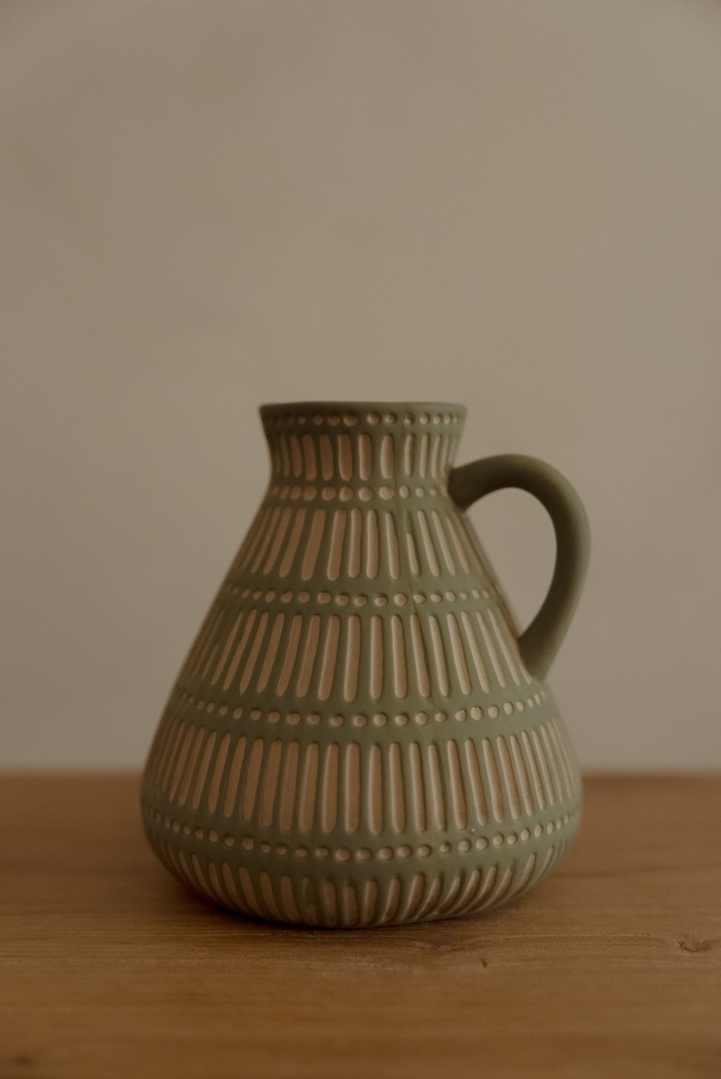 Jarrón verde