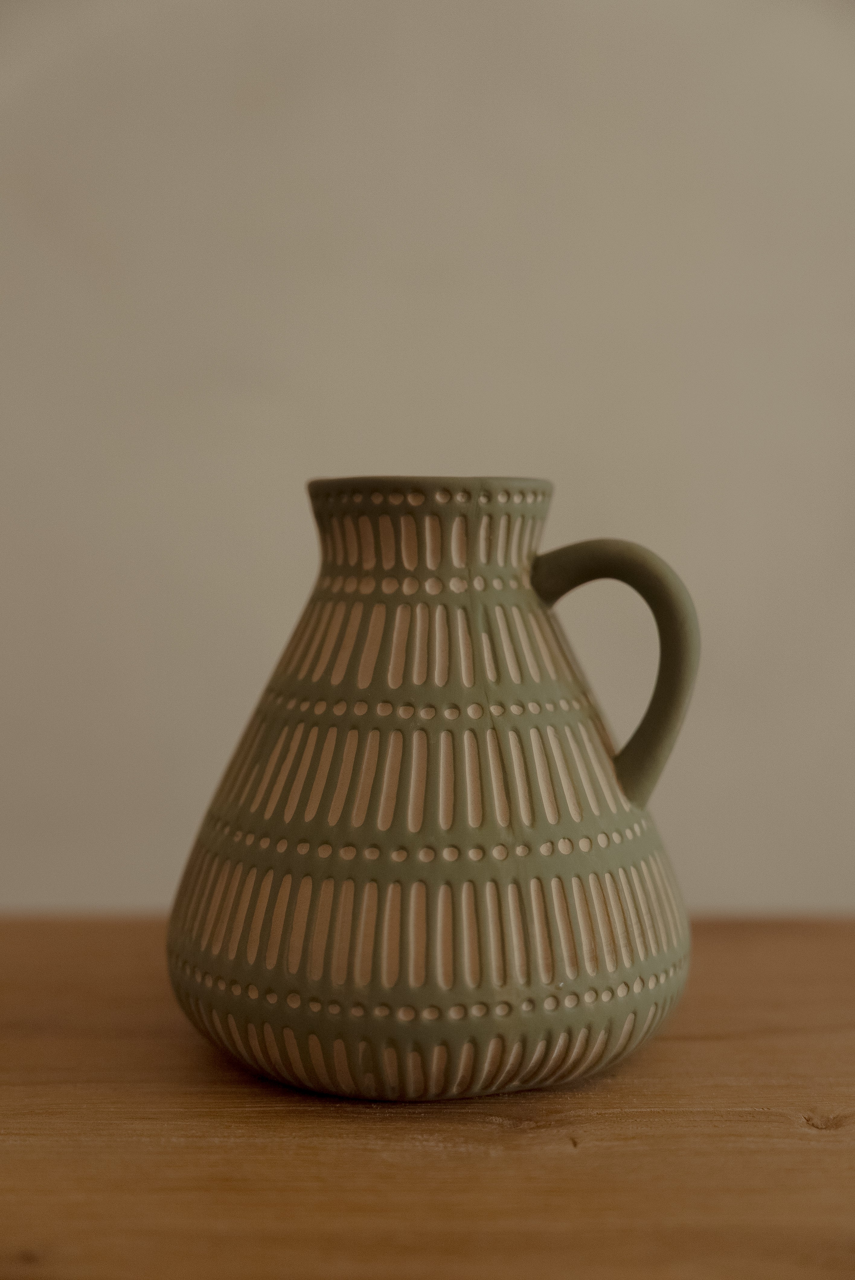 Jarrón verde