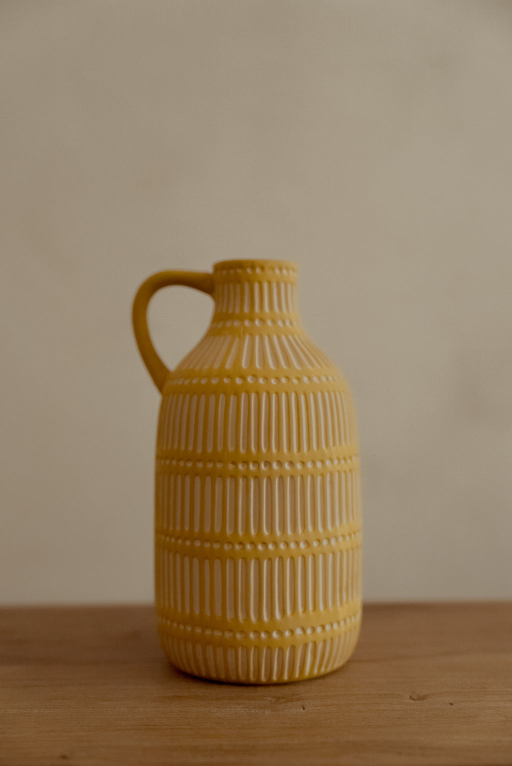 Yellow vase