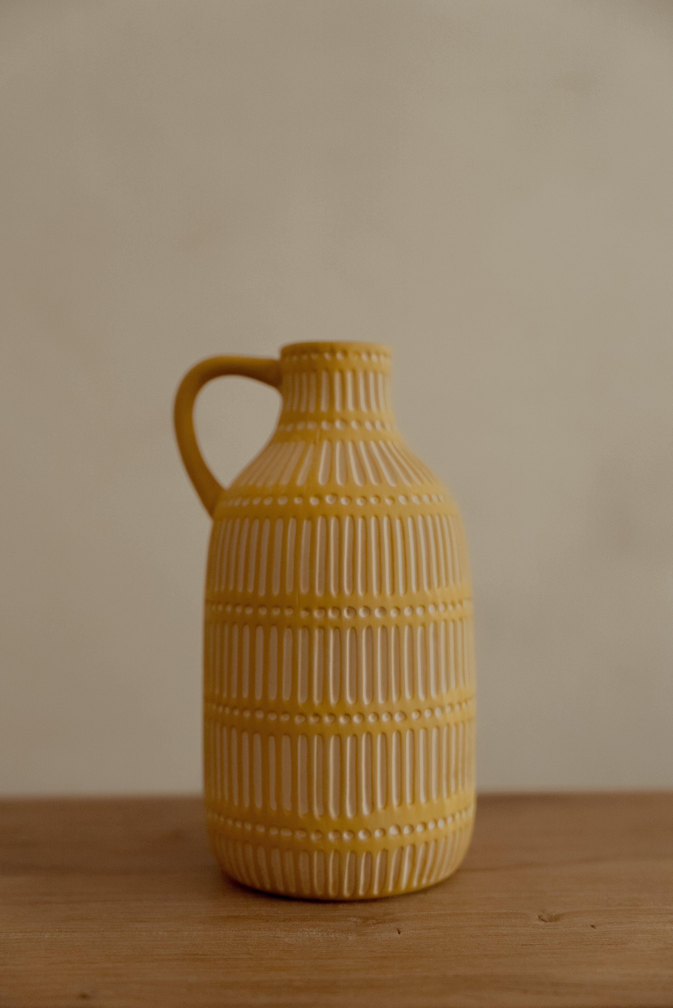 Yellow vase