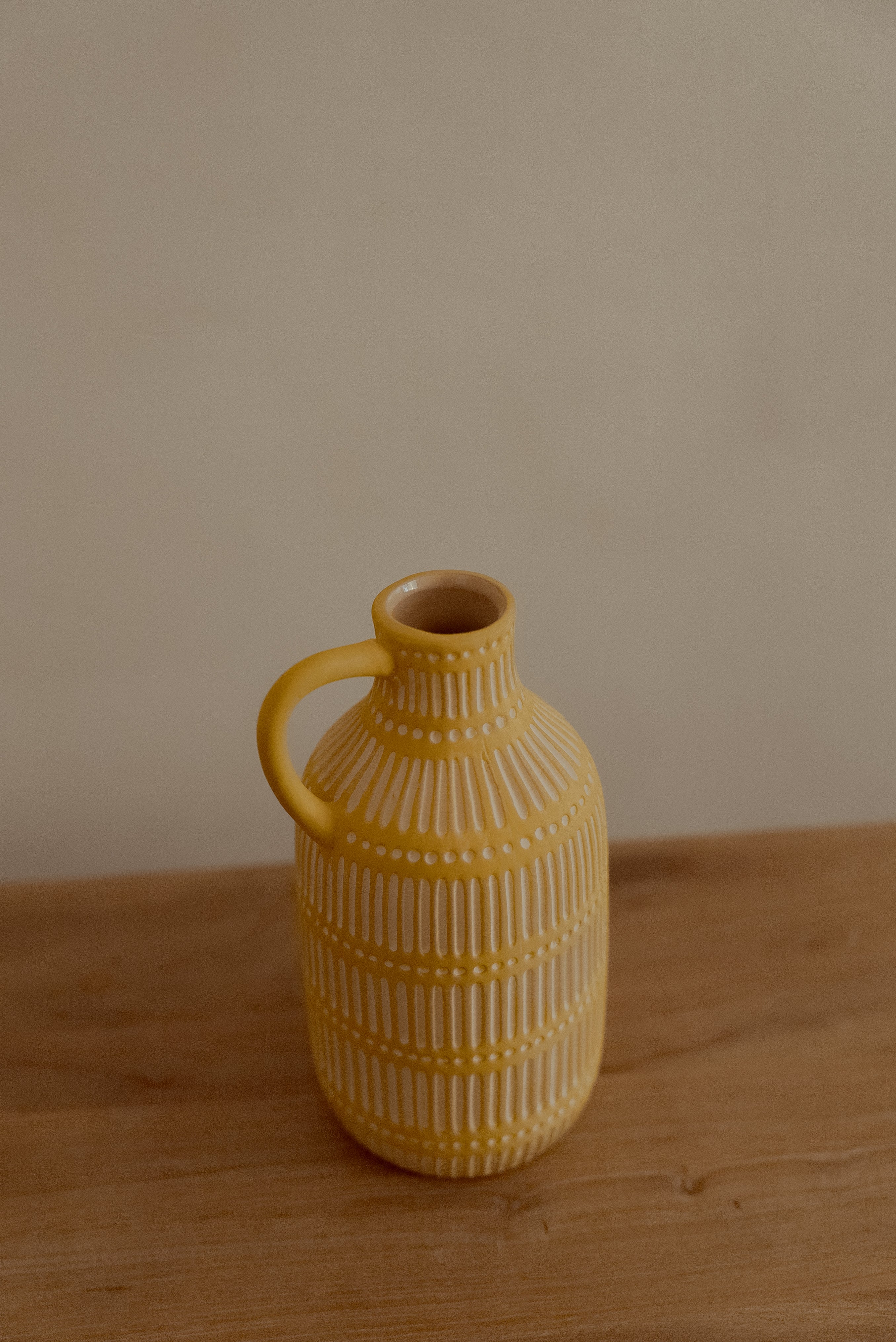 Yellow vase