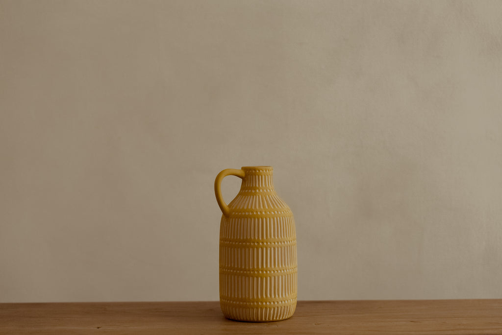 Yellow vase