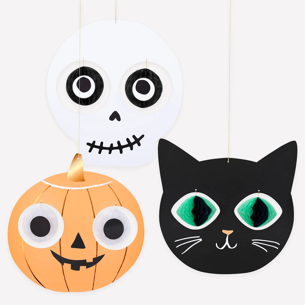 Cabezas colgantes de Halloween