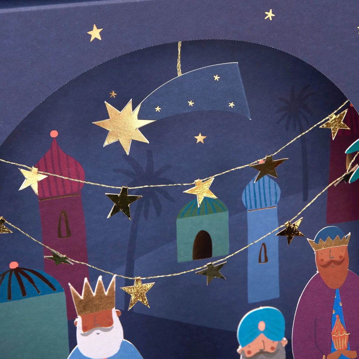 Calendario de Adviento Nacimiento en Papel Craft