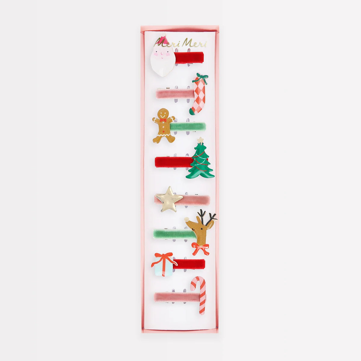 Broches de Pelo Navideños
