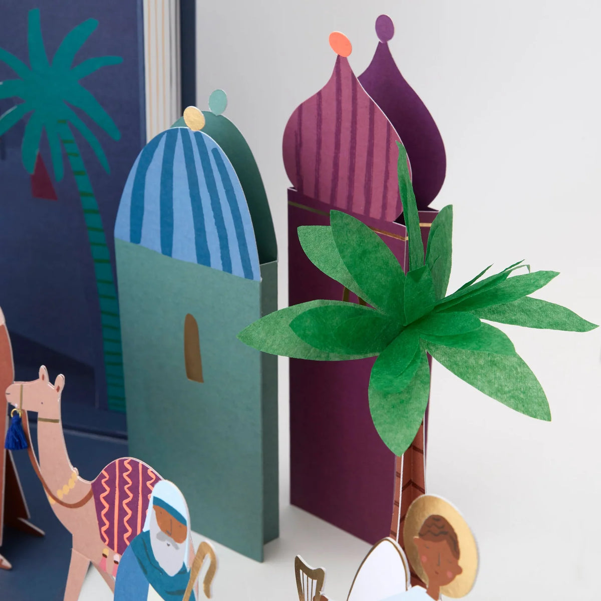 Calendario de Adviento Nacimiento en Papel Craft