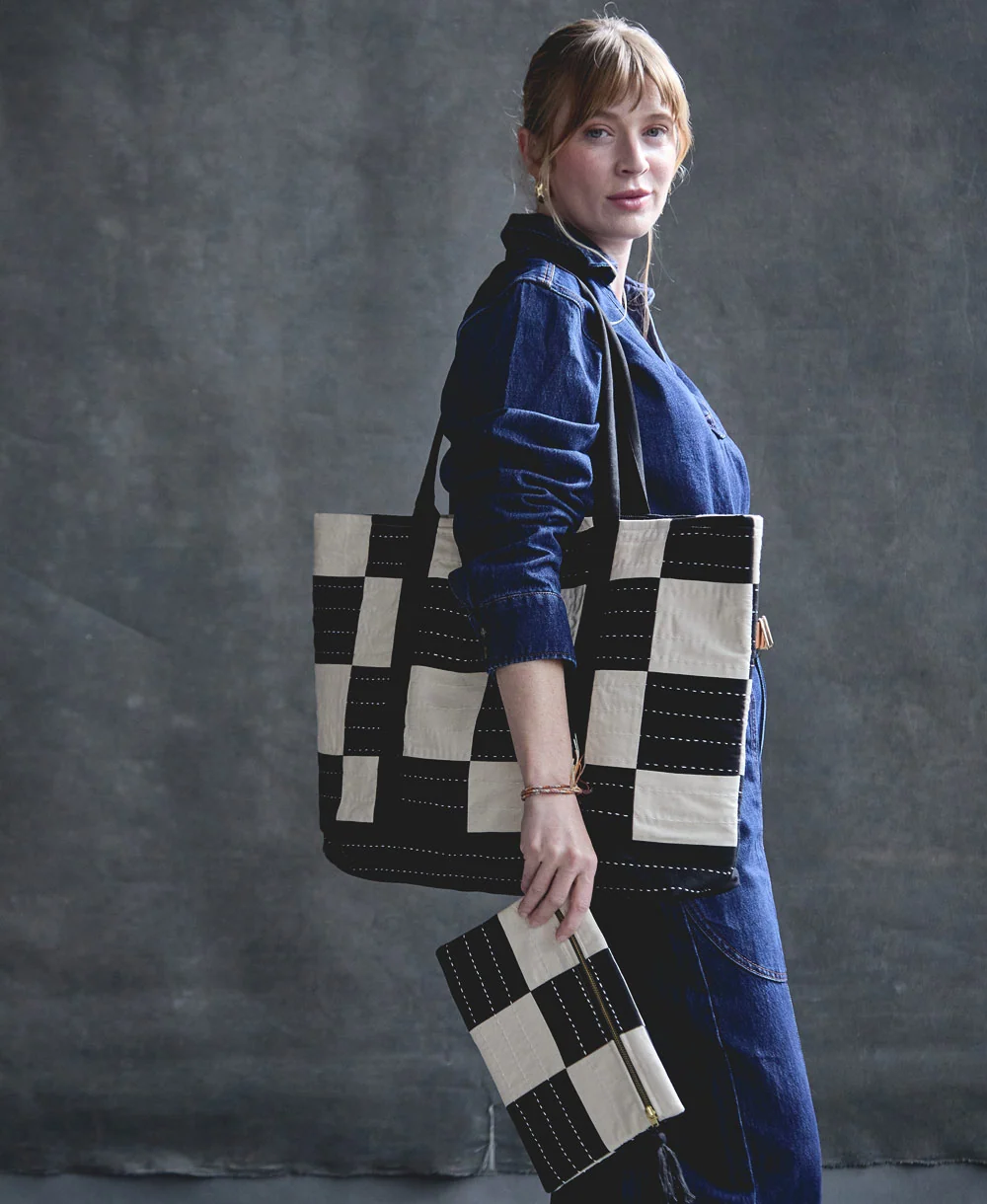 Tote de Lona a Cuadros