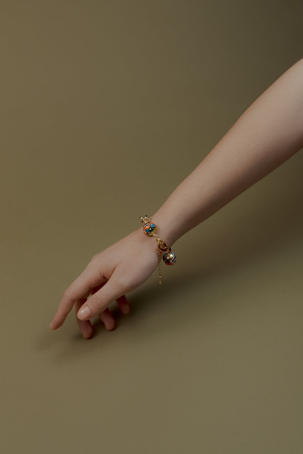 Pulsera eslabones coloridos