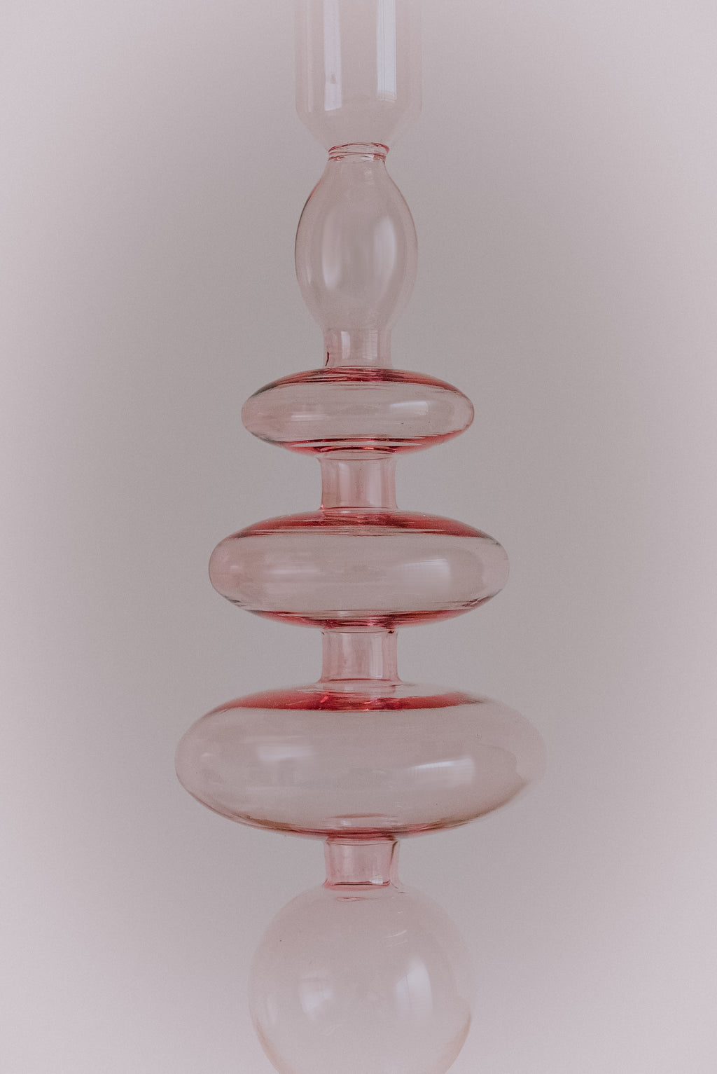 Base rosa para vela