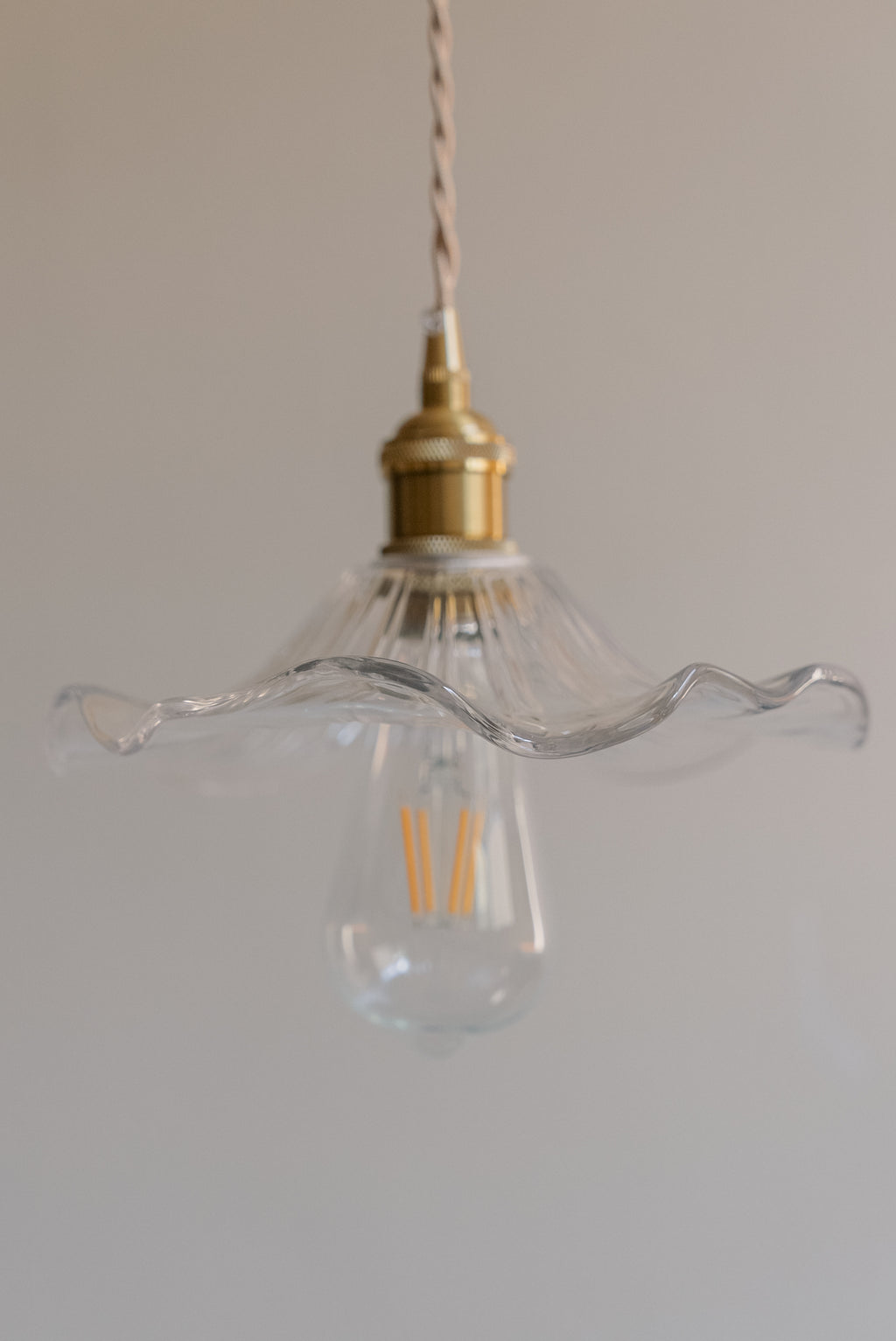 Crystal flower lamp