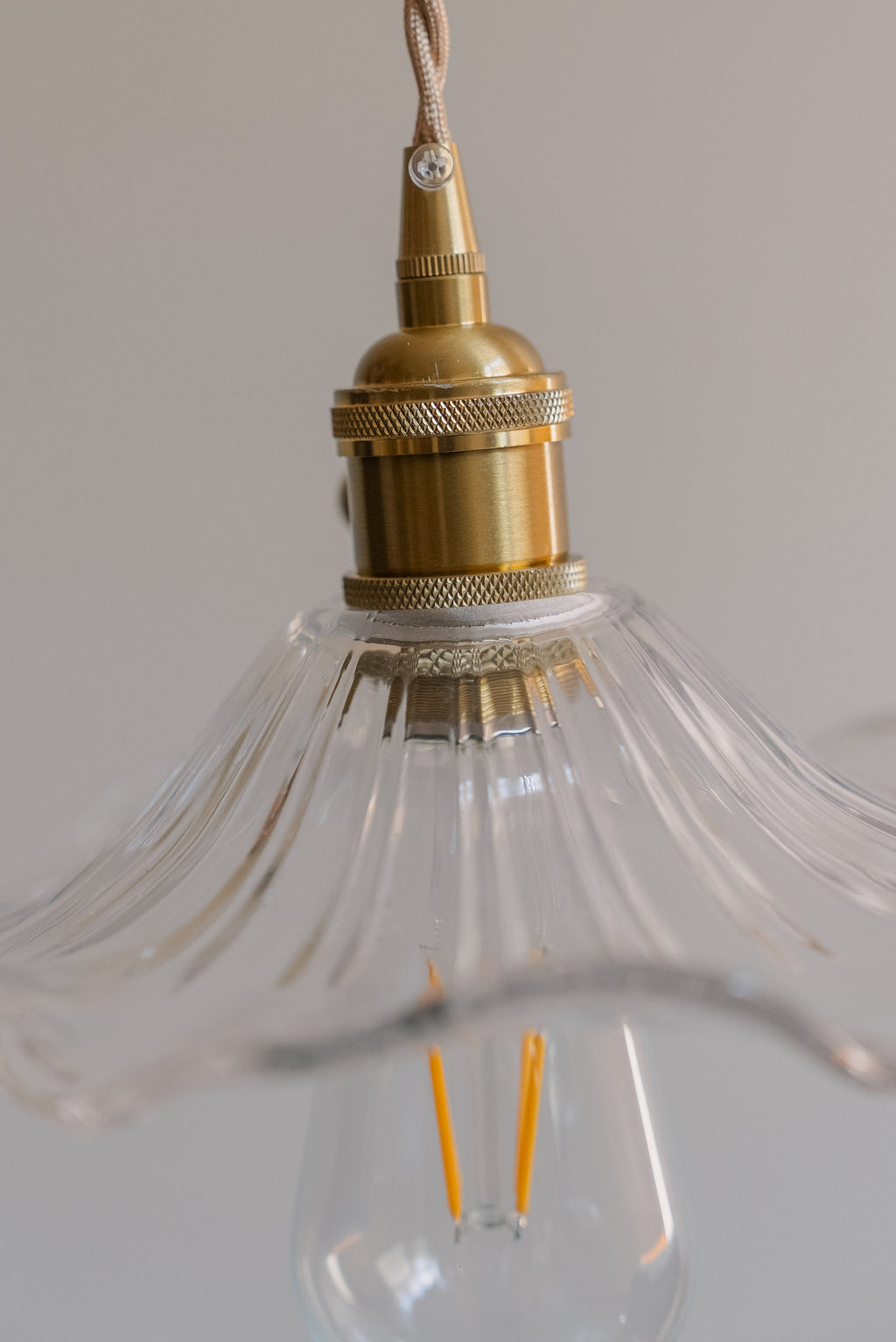 Crystal flower lamp
