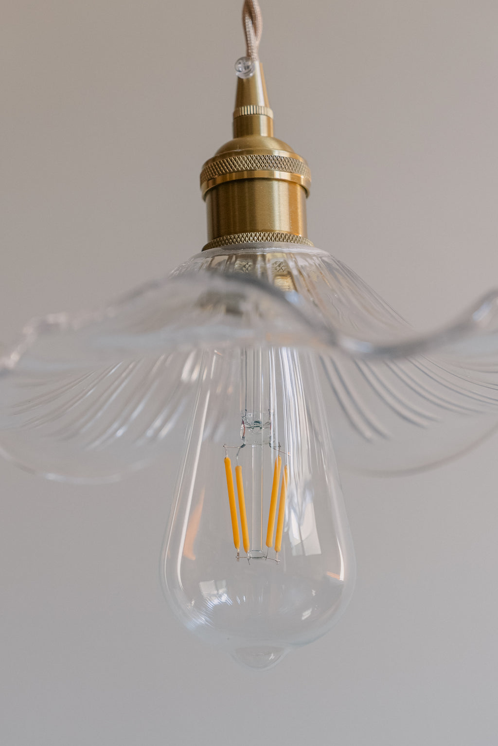 Crystal flower lamp