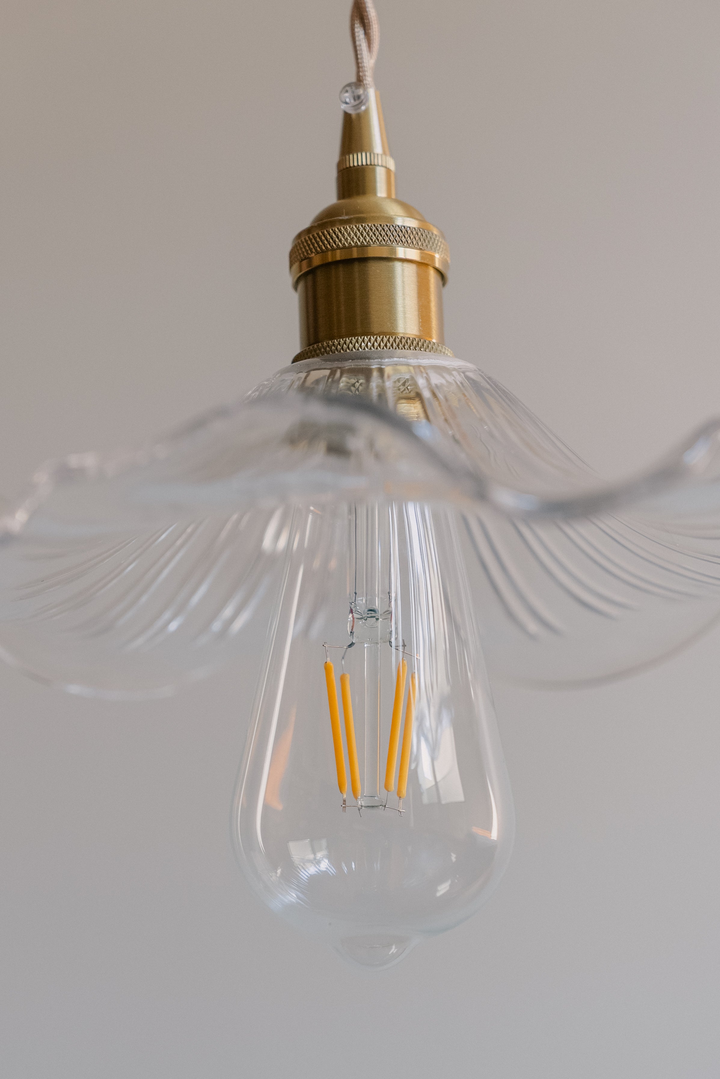 Crystal flower lamp