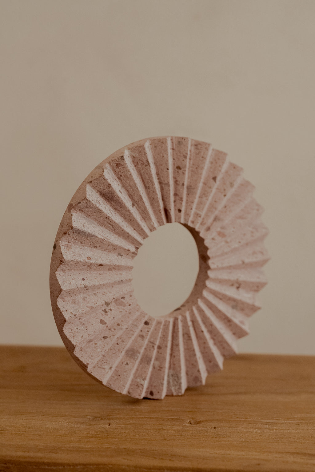 Disco de fuego rosa