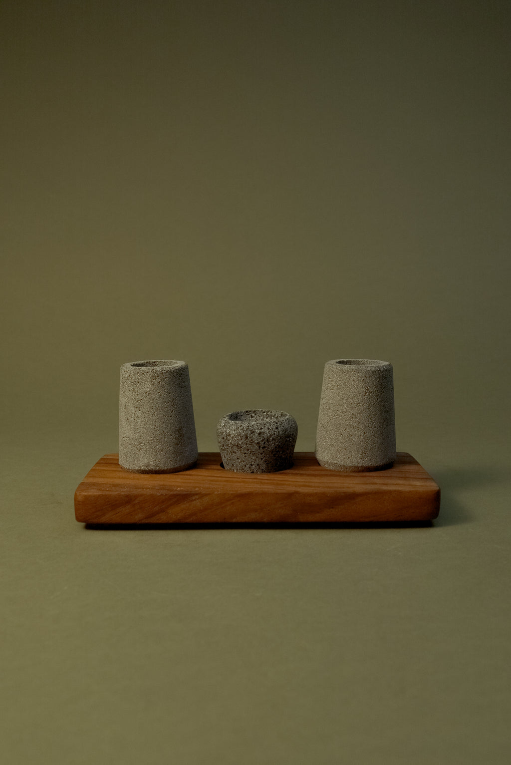 Set de 2 caballitos de piedra