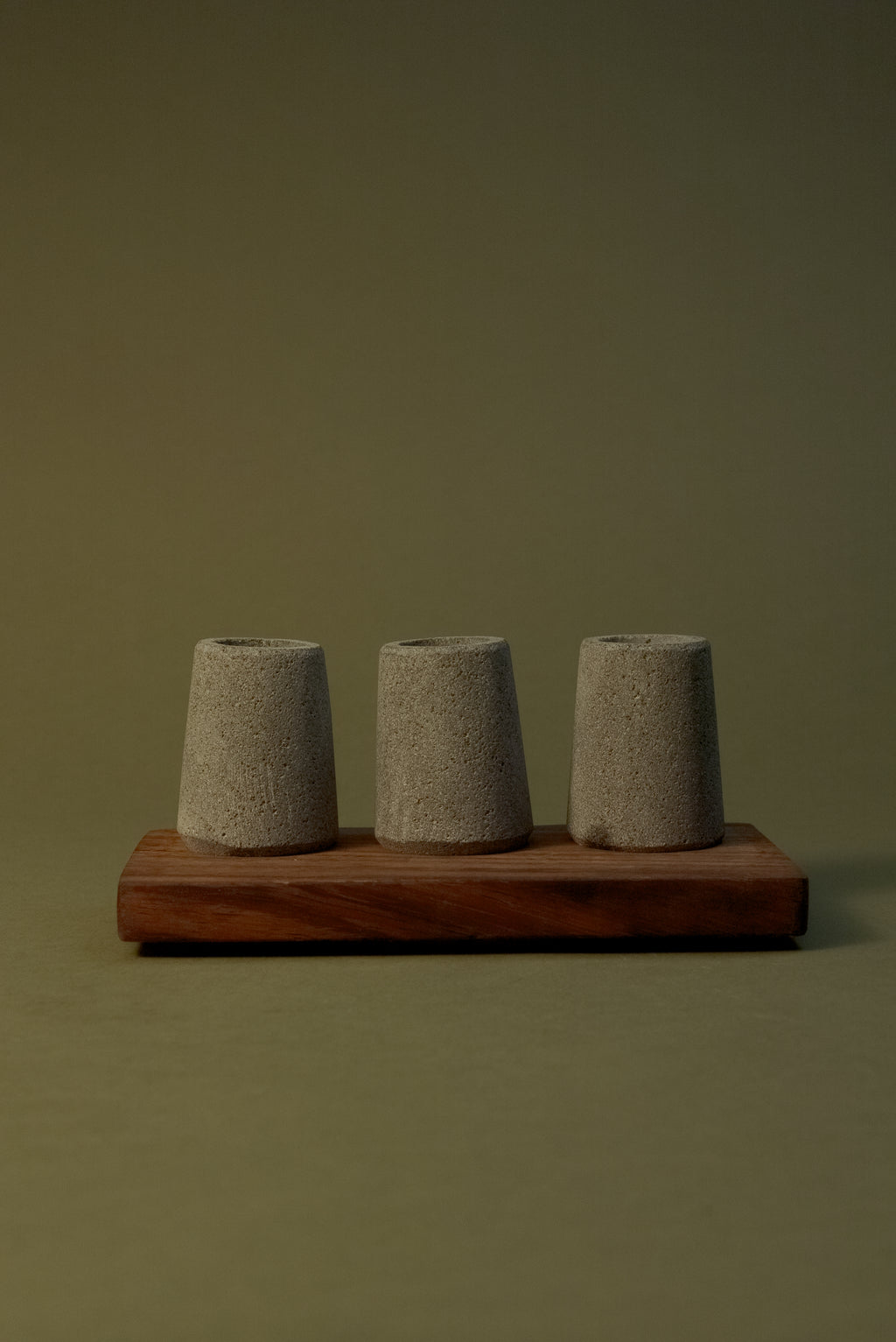 Set de 3 caballitos de piedra