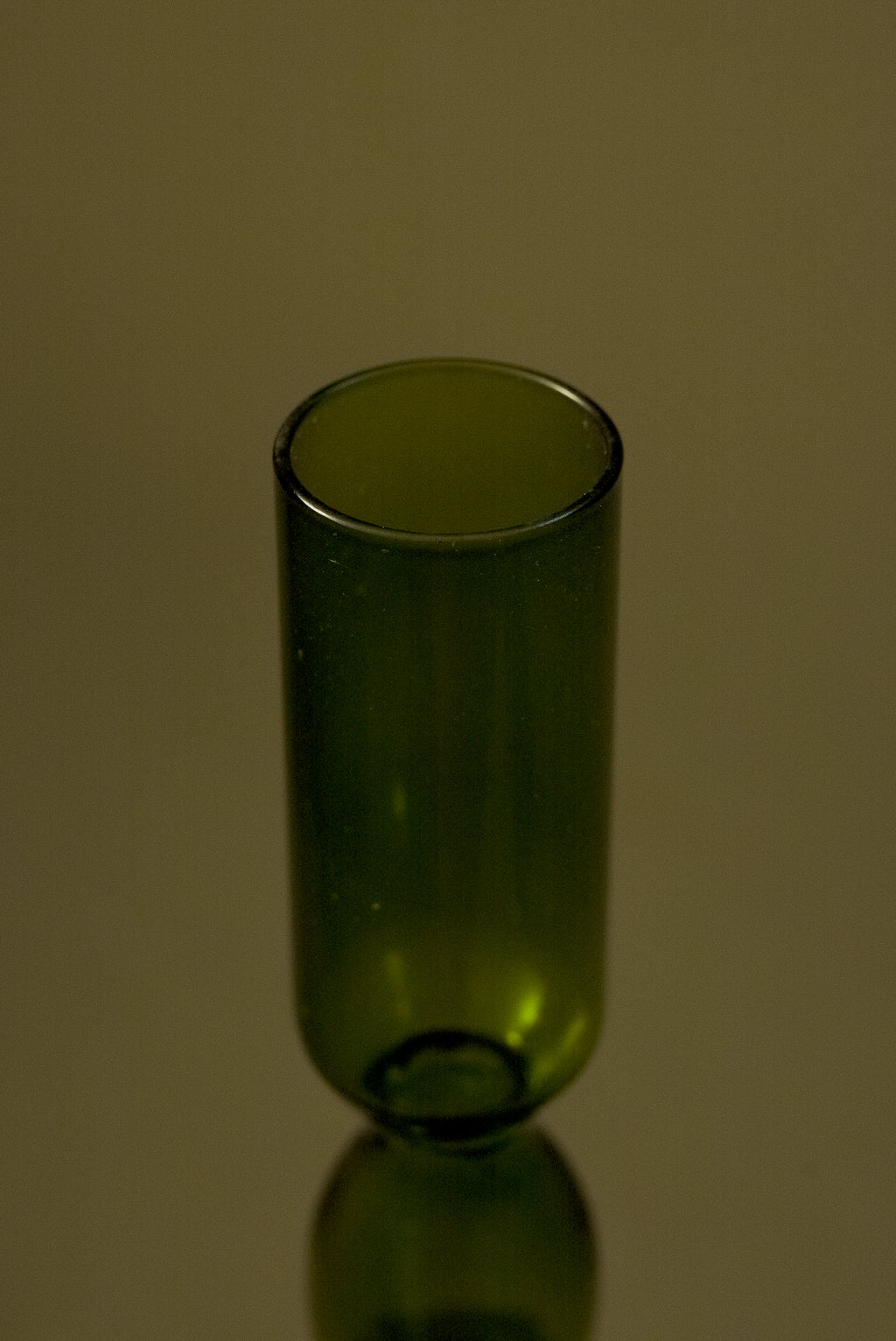 Base verde para vela