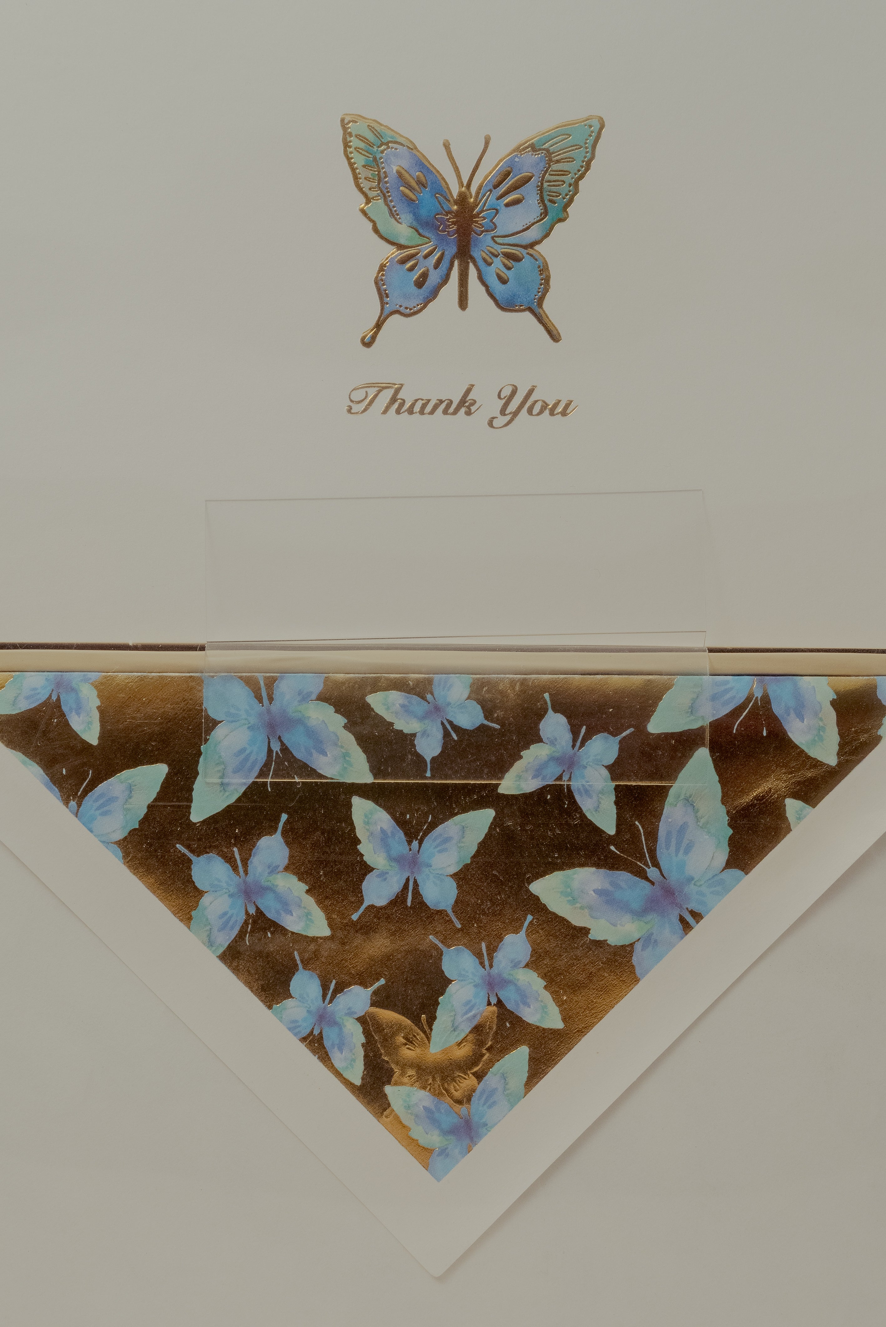 Tarjetas de agradecimiento mariposa