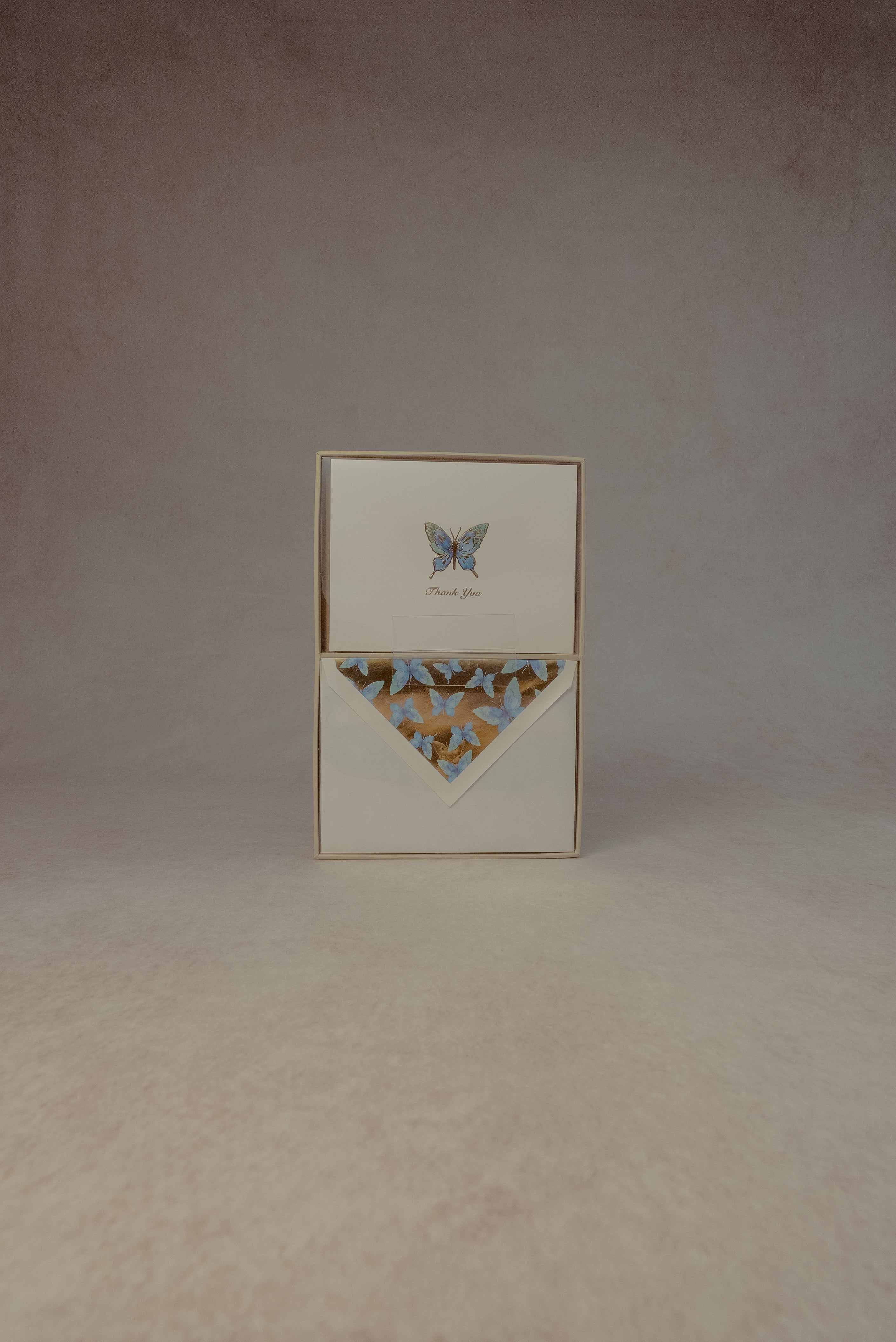 Tarjetas de agradecimiento mariposa
