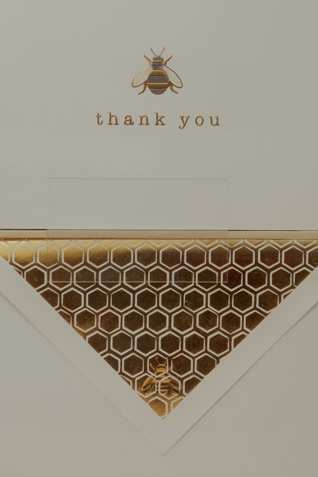 Tarjetas de agradecimiento abeja