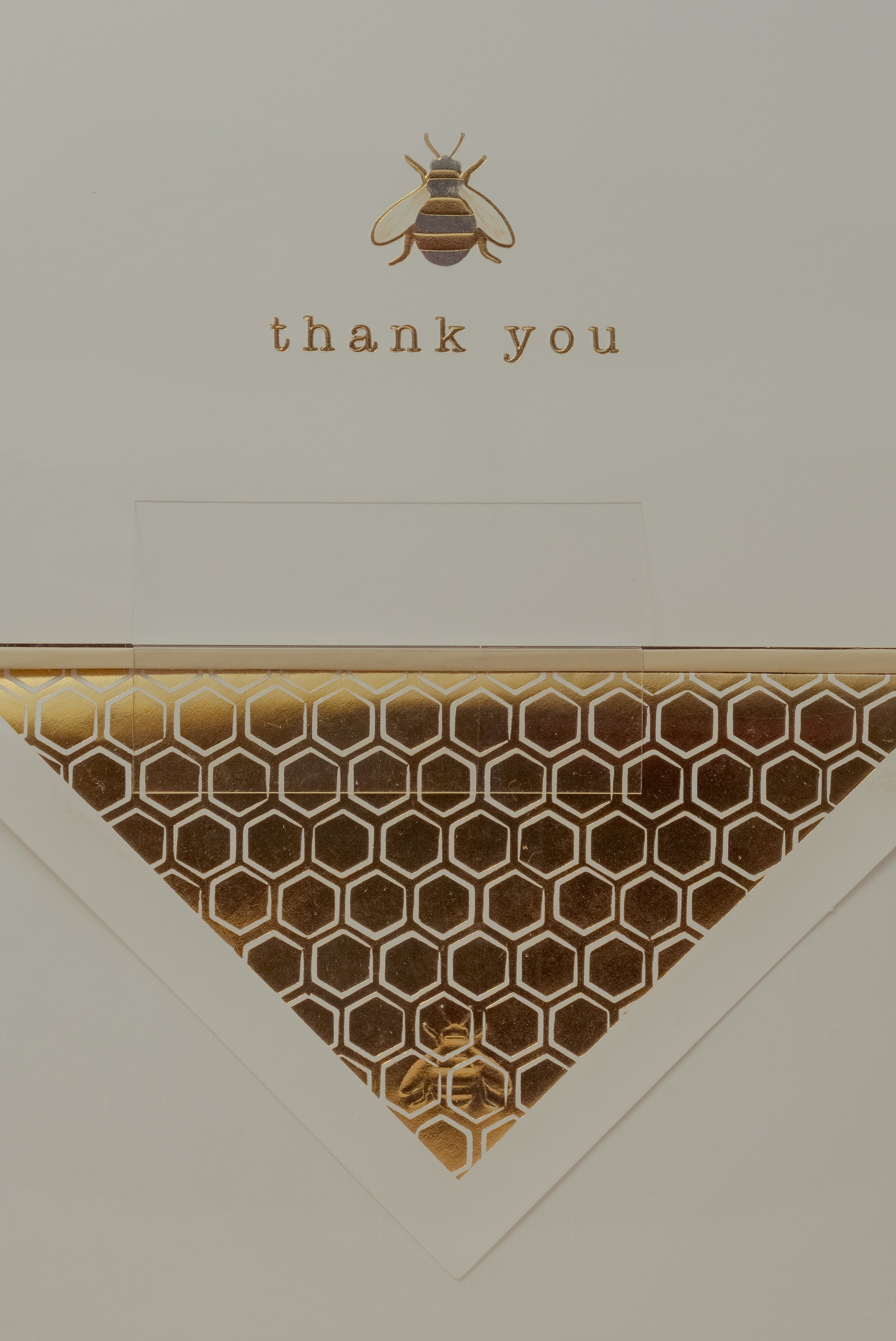 Tarjetas de agradecimiento abeja
