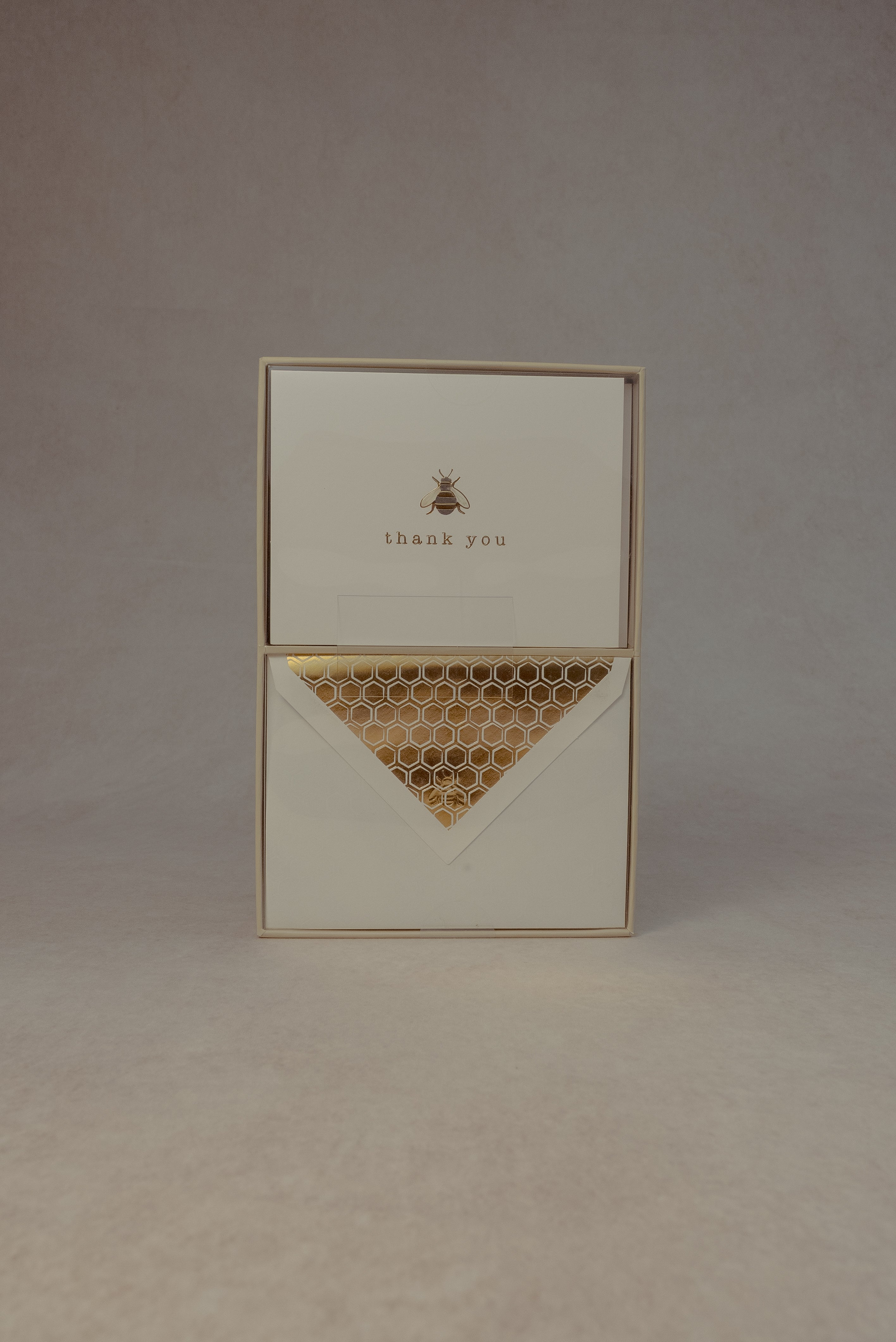 Tarjetas de agradecimiento abeja