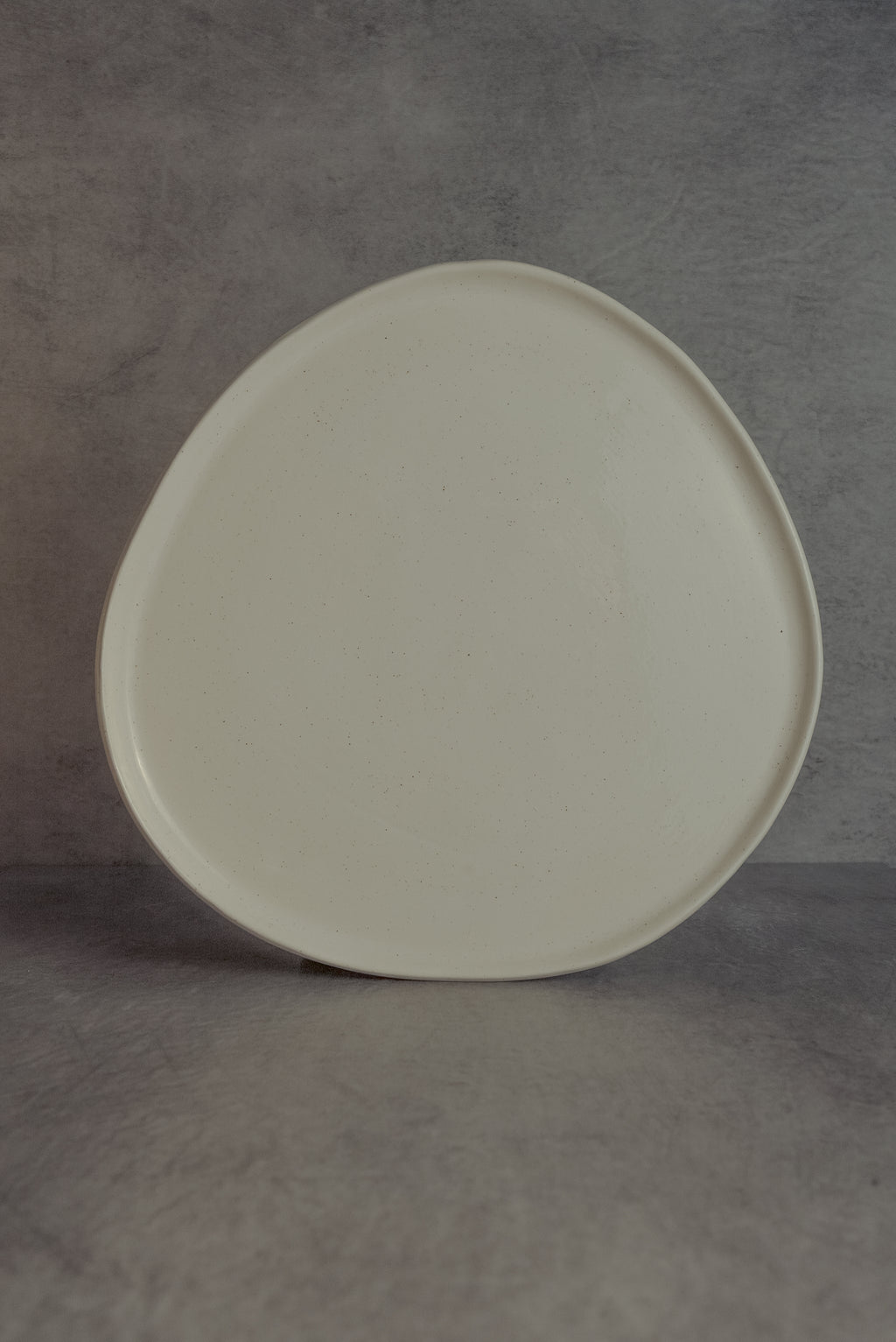 Small irregular yellow plate