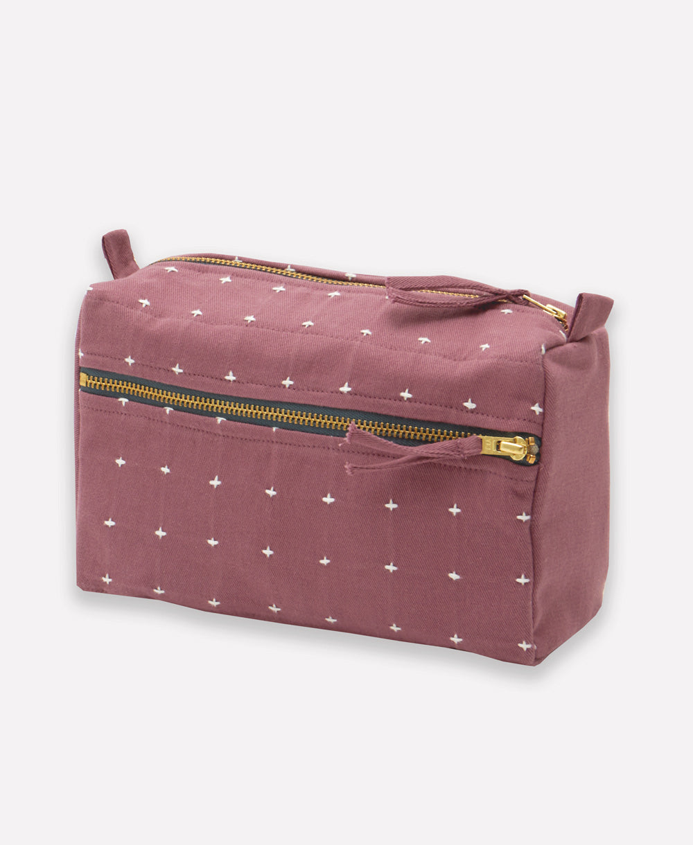Cosmetiquera Cross-Stitch color Berry