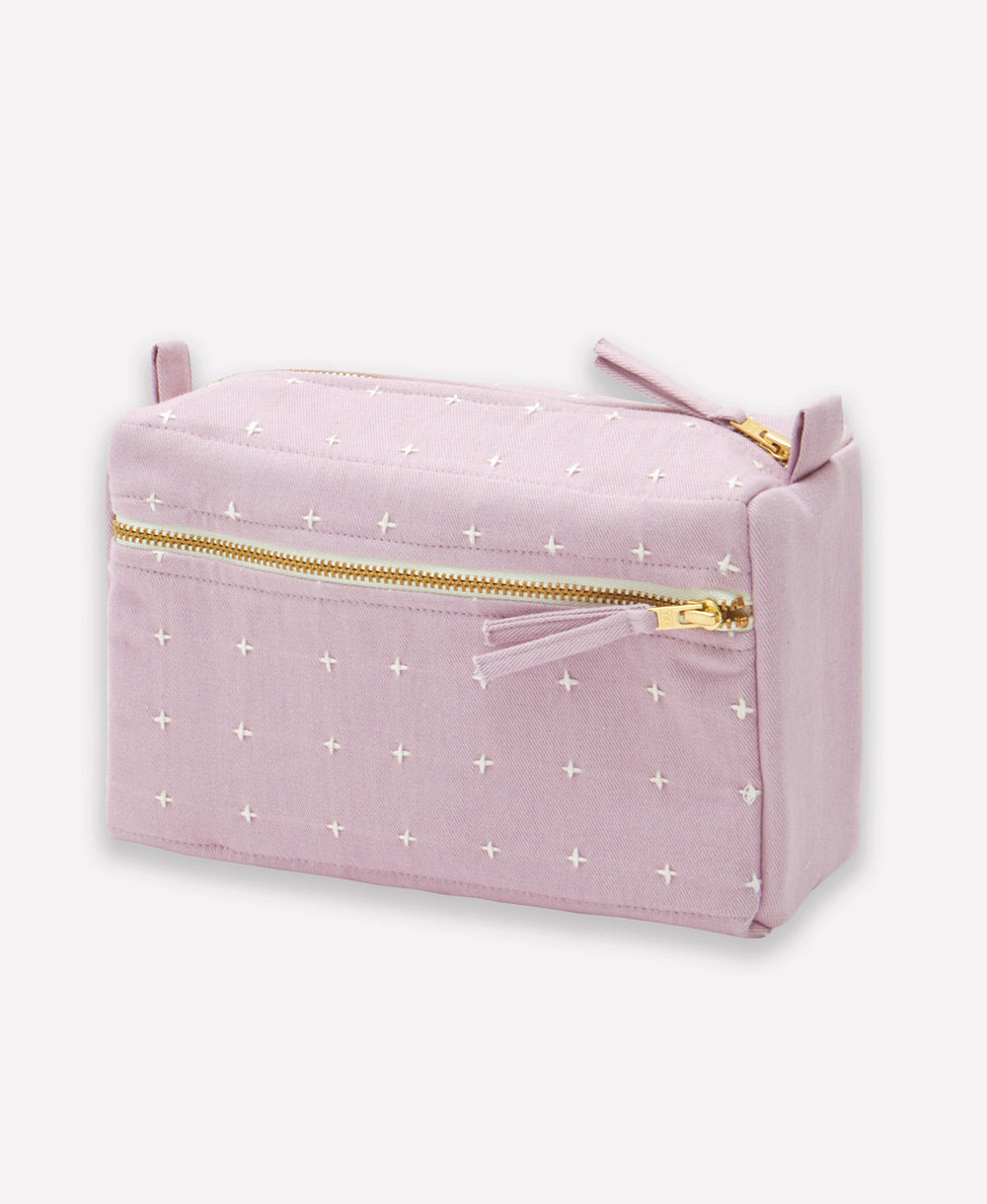 Cosmetiquera Cross-Stitch color Lilac, vista frontal