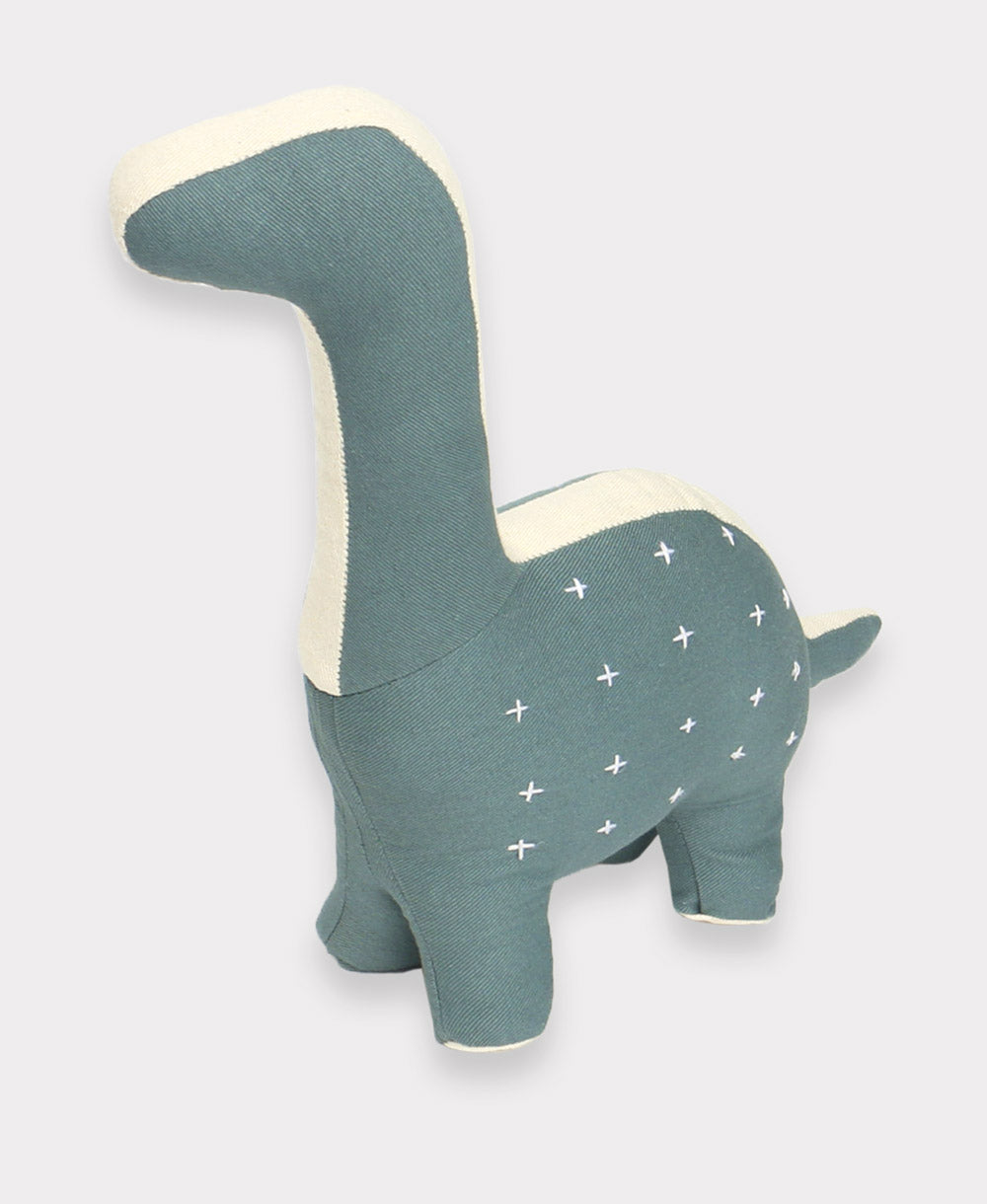 Dinosaurio de peluche Anchal Project, vista frontal