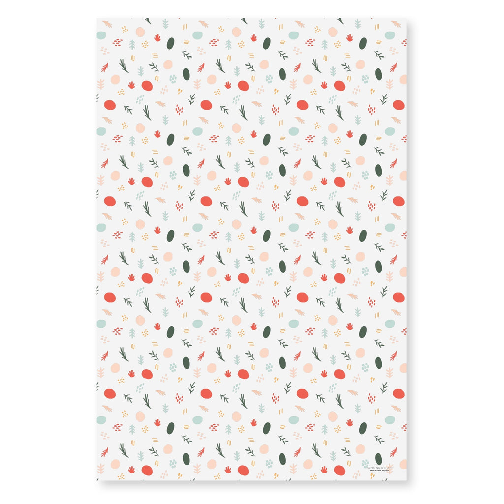 Papel de regalo Merry Shapes, detalle