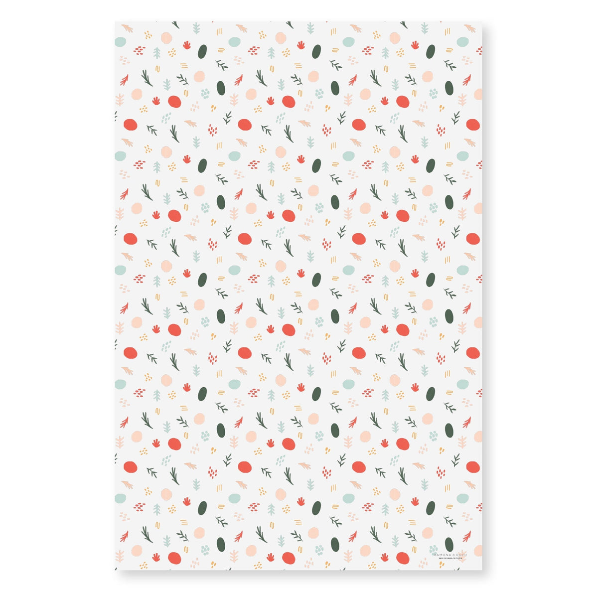 Papel de regalo Merry Shapes, detalle